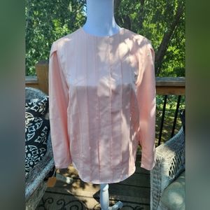 Wyndham Vintage Pink Blouse size 4